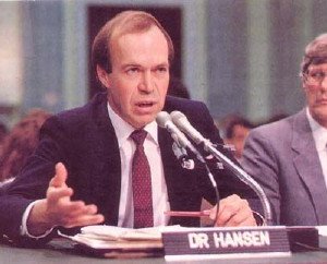 James Hansen before Congress, 1988